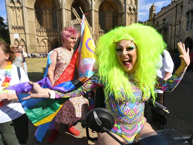 A parade was first held through the city centre.