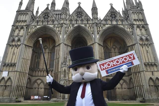 A new Peterborough Edition of Monopoly was announced at Peterborough Cathedral