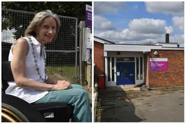 Karen Oldale and the St George's pool