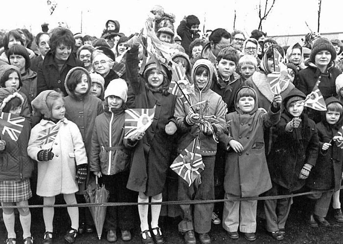 The opening of the Cresset at Bretton in 1978 by Queen Elizabeth