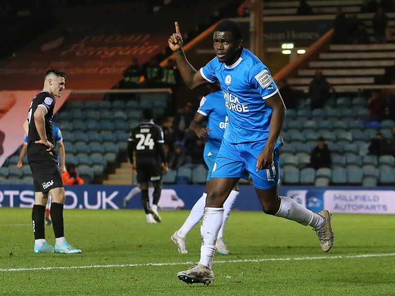 The winger was back to his best here. Dribbled well, passed well and terrorised two different left-backs. Scored with a well directed header and had a hand in the two other Posh goals - 9.