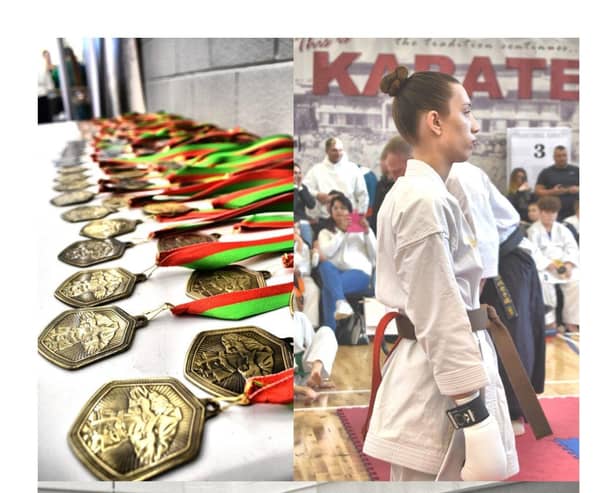 The glory of strong, courageous personality - the way of karate.