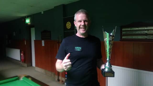 Mark Gray after his latest tour triumph.