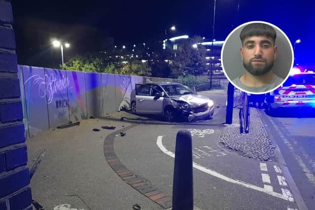 Mohammed Mehtab was arrested after this crash