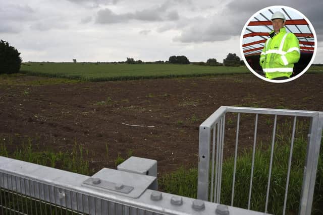 Plans by Barnack Estates to build a £15 million business hub at Horsey Bridge, Stanground, Peterborough, have been given the go ahead by Peterborough City Council. Inset, Rob Facer, chairman of Barnack Estates.
