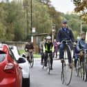 Members of the Peterborough Vintage Cycle Club enjoy a final ride around Werrington