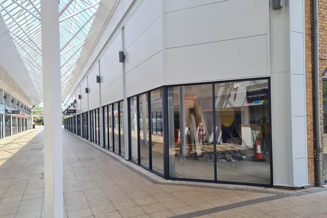 The location for the new Orton Sportsbar and Fanzone that will open in the Ortongate Shopping Centre in Peterborough in November