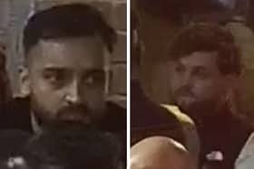 Police have released images of two men they wish to speak to in connection with robbery in Peterborough