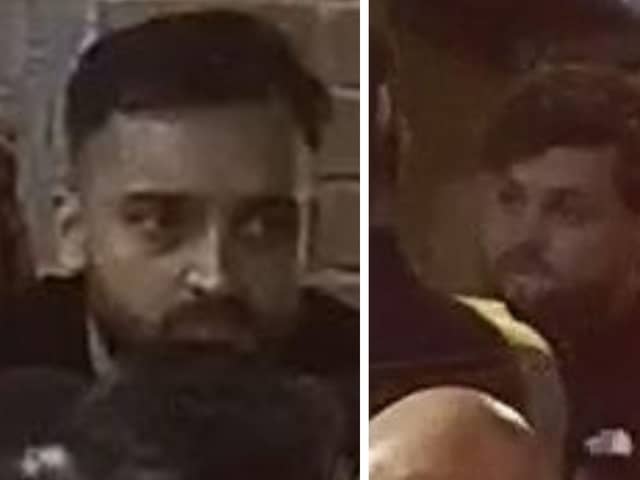 Police have released images of two men they wish to speak to in connection with robbery in Peterborough