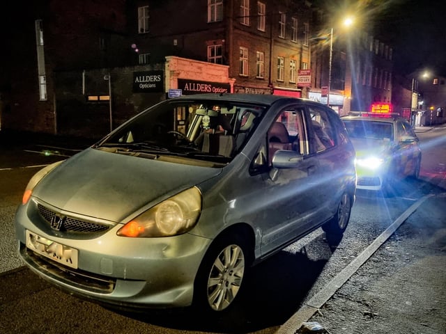 This vehicle was showing to have no insurance and enquiries with the driver showed that although they had a brand new policy, they only held a provisional driving licence.
Driver reported and vehicle seized.