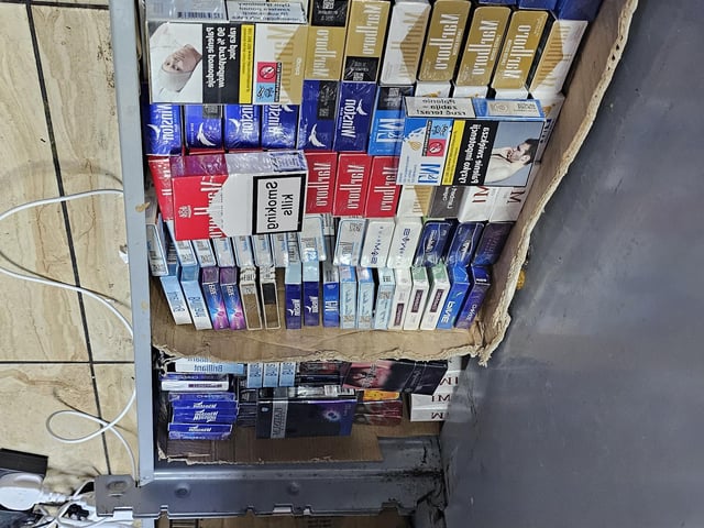 Cigarettes seized