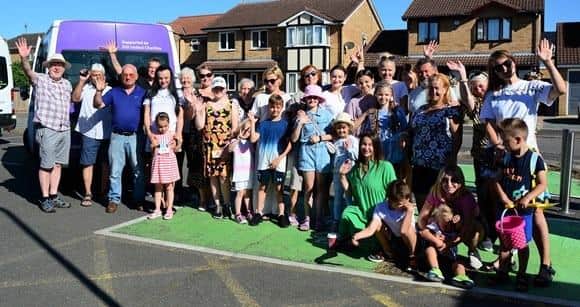 Families enjoyed the summer trip to the coast