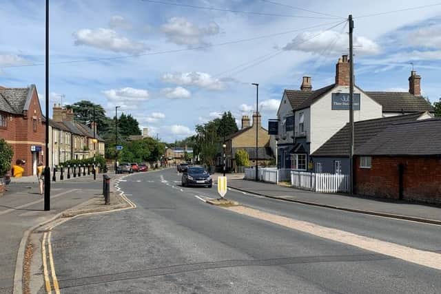 An image of Lincoln Road in Werrington, taken on 11 August (image: David Lowndes/Peterborough Telegraph).