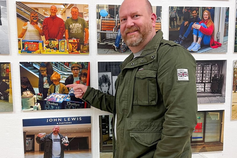 Chris' 'then and now' photography is genuinely poignant, evoking the 1980s very emotively.