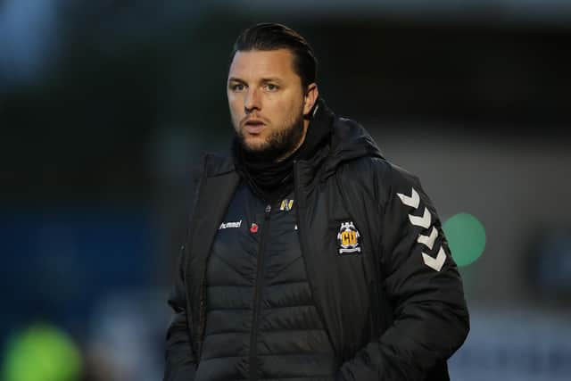 Cambridge United manager Mark Bonner.