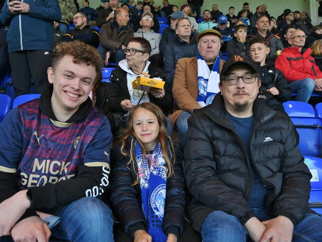 Posh v Wycombe fans pics