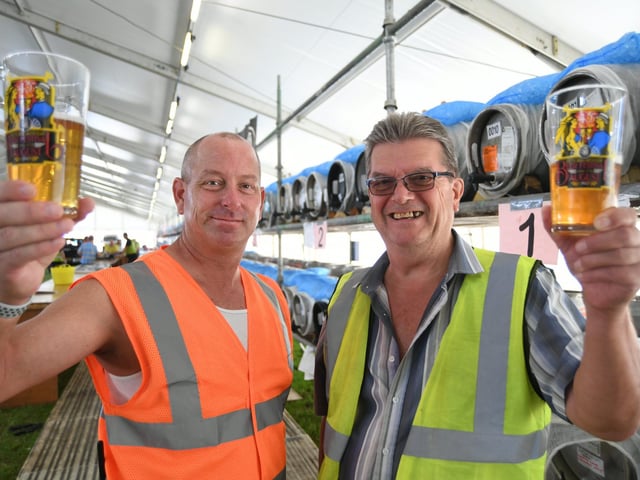 Andy Simmonds and Dickie Bird (committee members)