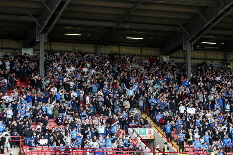 Peterborough United fans enjoy the brilliant win at Barnsley as Posh secured a play-off place.