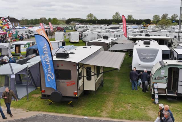The National Motorhomes Show at the East of England Arena, which may have to scrap the camping element of its programme to remain at the venue.