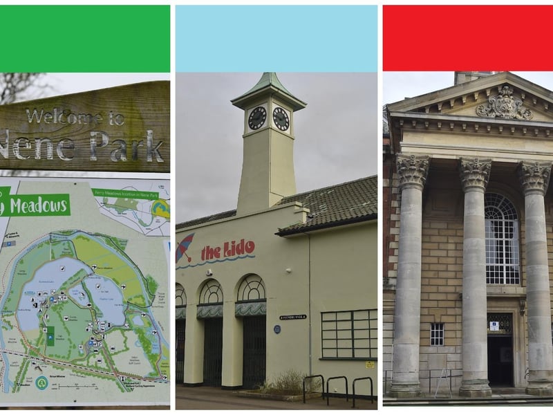Some of the property cards for the Peterborough Monopoly set