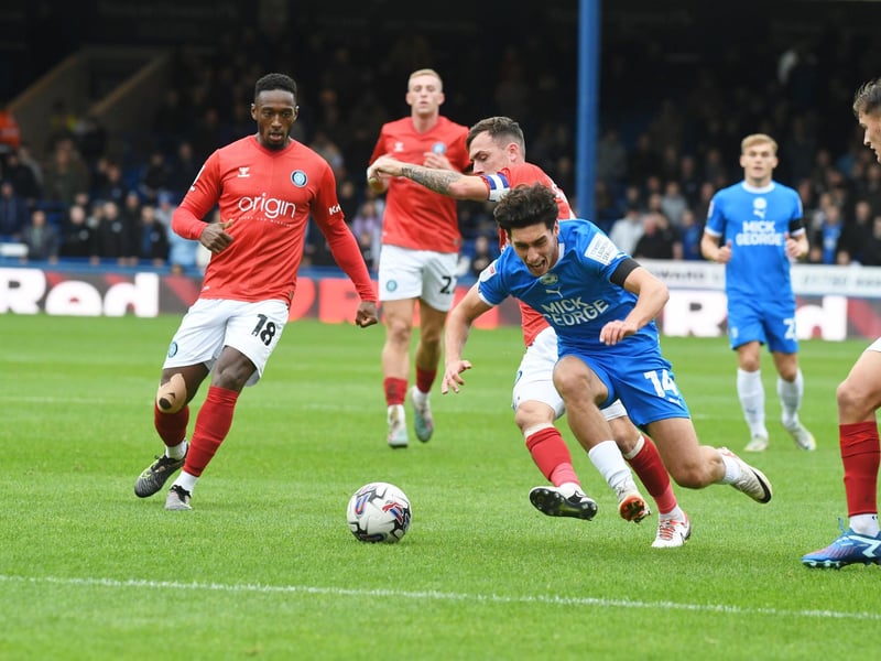 I toyed with the idea of playing Kwame Poku as the 10, but two goals in two games makes it difficult to leave a player who should be full of confidence out of the team. Randall just needs to brush up on the passing aspect of his role.