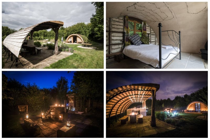 Get away to a secret escape in an earth-covered cave at The Secret Garden. Enjoy your own hot tub, fire pit, curved kitchen and hammock swing, in a private meadow in Hertfordshire. It sleeps two, but children and pets are not permitted. From £150 per night