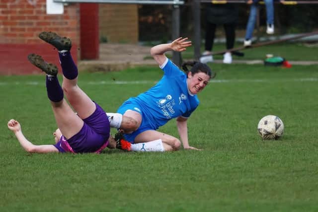 Action from Posh Women v Loughborough Lightning. Photo Jason Richardson