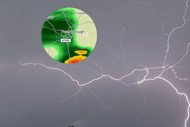 "Intense" thunderstorms could hit Peterborough on Wednesday afternoon