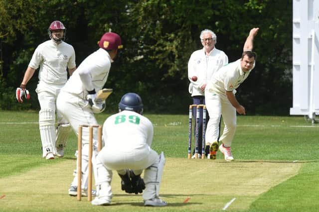 Connor Parnell took 3-3 for Castor against Uppingham. Photo: David Lowndes.