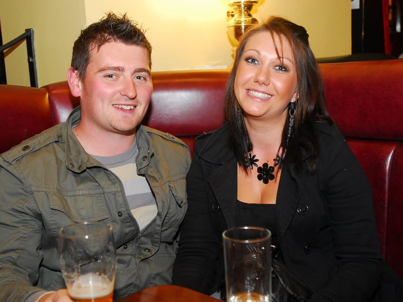 Peterborough night out in November 2008 - enjoying themselves at  O'Neill's, Broadway
