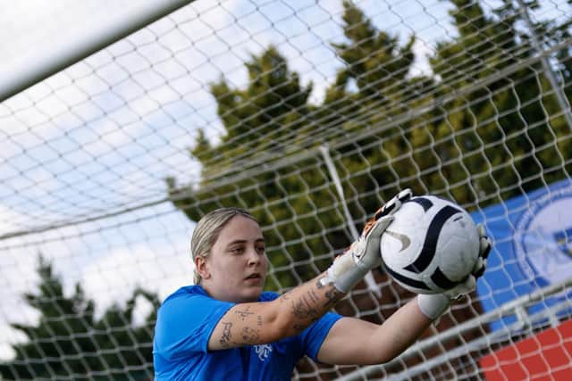 Posh goalkeeper Neive Corry. Photo Darren Wiles.