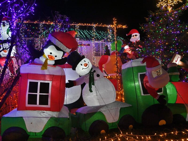 Dave Wooldridge's wonderful display will raise money for Sue Ryder Thorpe Hall Hospice.