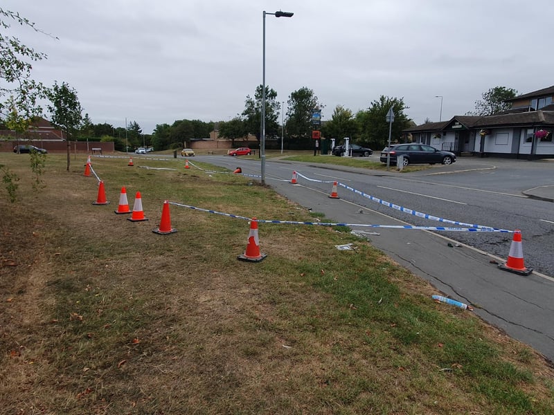 The second cordon on Gunthorpe Road.
