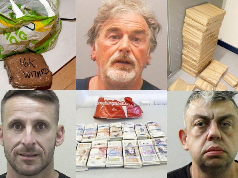 The gang have been jailed for a combined total of more than 140 years