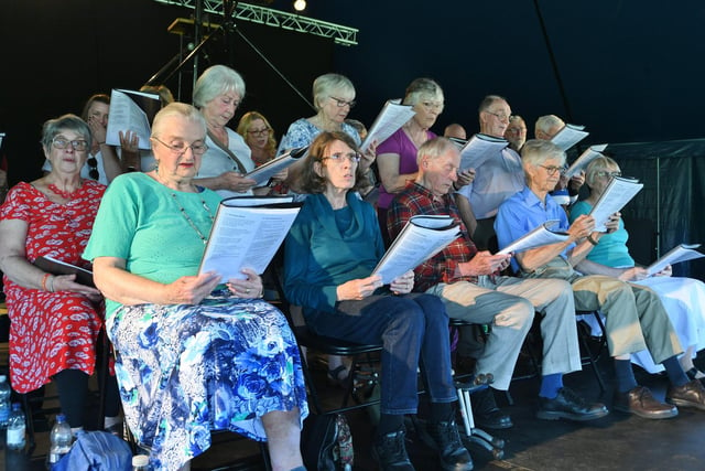 Hymns sung by U3A performers.