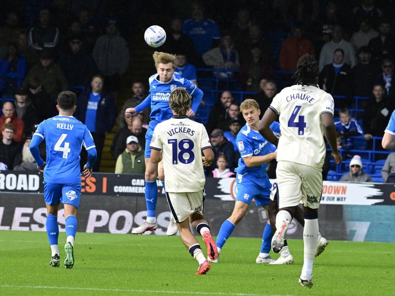 He spent time at Huddersfield last season when he can't have been as good as he has been for Posh. A classy centre-back completes an unchanged back four.