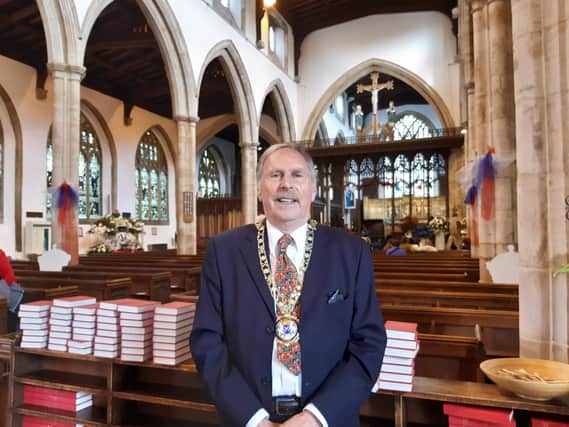 Mayor Alan Dowson will be 'participating' in the Coronation - but won't watch it