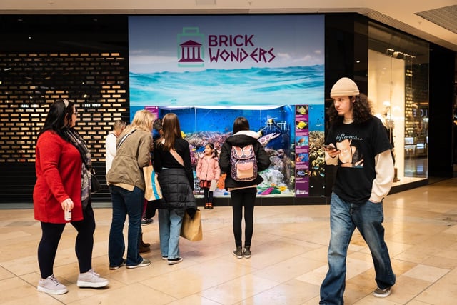 Brick Wonders exhibition at Queensgate