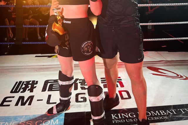 Molly Johnstone with AJ Jeffrey.