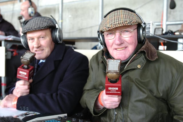 The voice of Posh (left) for decades on BBC Radio Cambridgeshire and one of the nicest man in football. His regular radio sidekick Bob Burrows (also pictured) also won a nomination. Burrows is the current Posh boardroom host, a job that suits a lovely, affable character down to the ground.