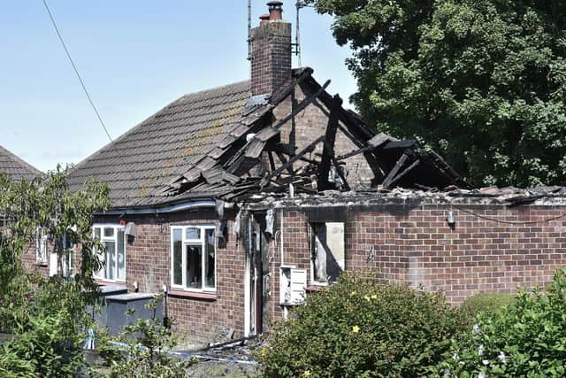 Emergency services were called to the incident on Farrow Road, Whaplode Drove earlier this month
