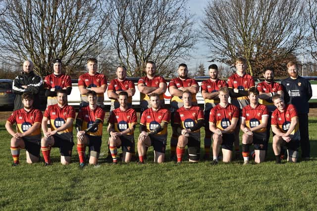 Peterborough Centurions before their game at Thorney. Photo: David Lowndes.