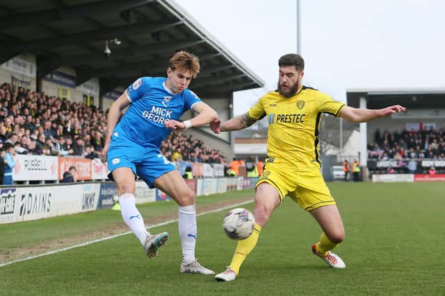 Hector Kyprianou in action at Posh. Photo Joe Dent/theposh.com