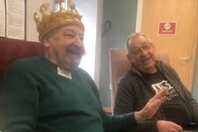 Dementia Resource Centre user Chris Watts (left).