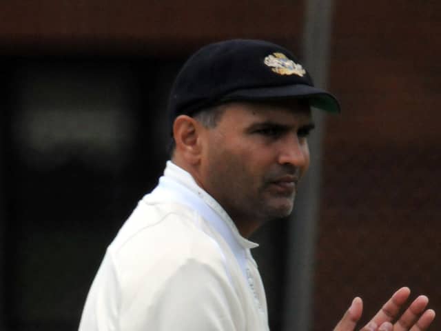 Cambs Over 50s Ajaz Akhtar. Photo Tim Wilson.