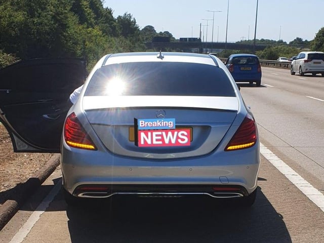 This driver of this vehicle failed to have adequate insurance and possessed only a UK provisional licence.