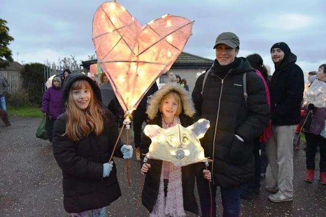 Scores of families attended the Eye parade