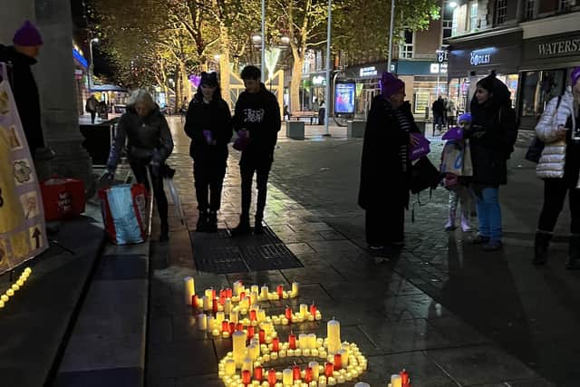 Peterborough Rape Crisis Care Group (PRCCG) ran a 'Reclaim the Night' event in the city centre last year.