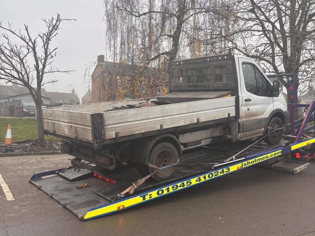 This vehicle was discovered to be stolen