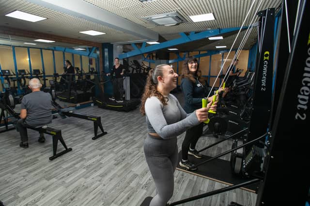 The refurbished gym at Bourne Leisure Centre.